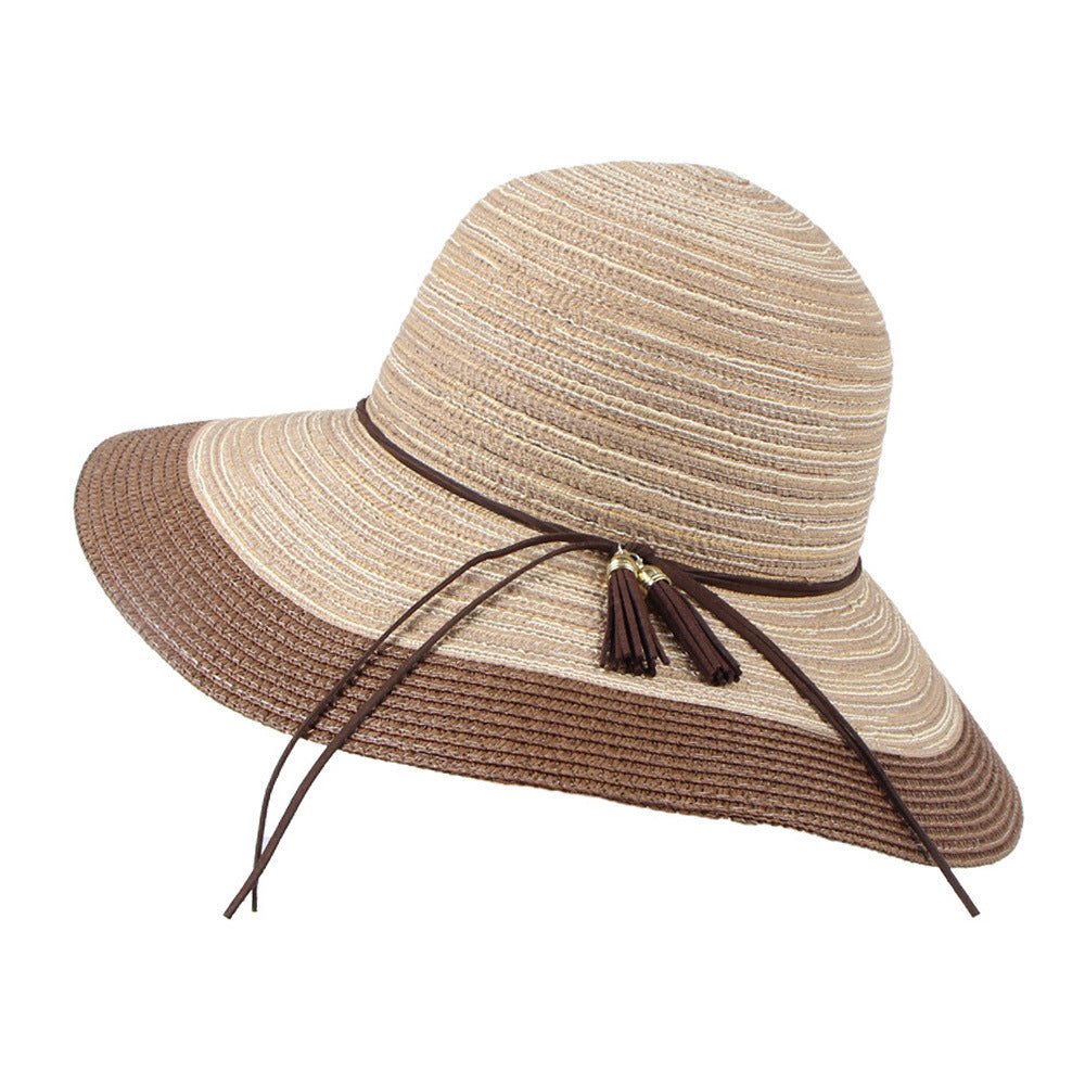 Summer Women's Foldable Wide-Brim Sun Hat for Outdoors - Luna BR wear co.