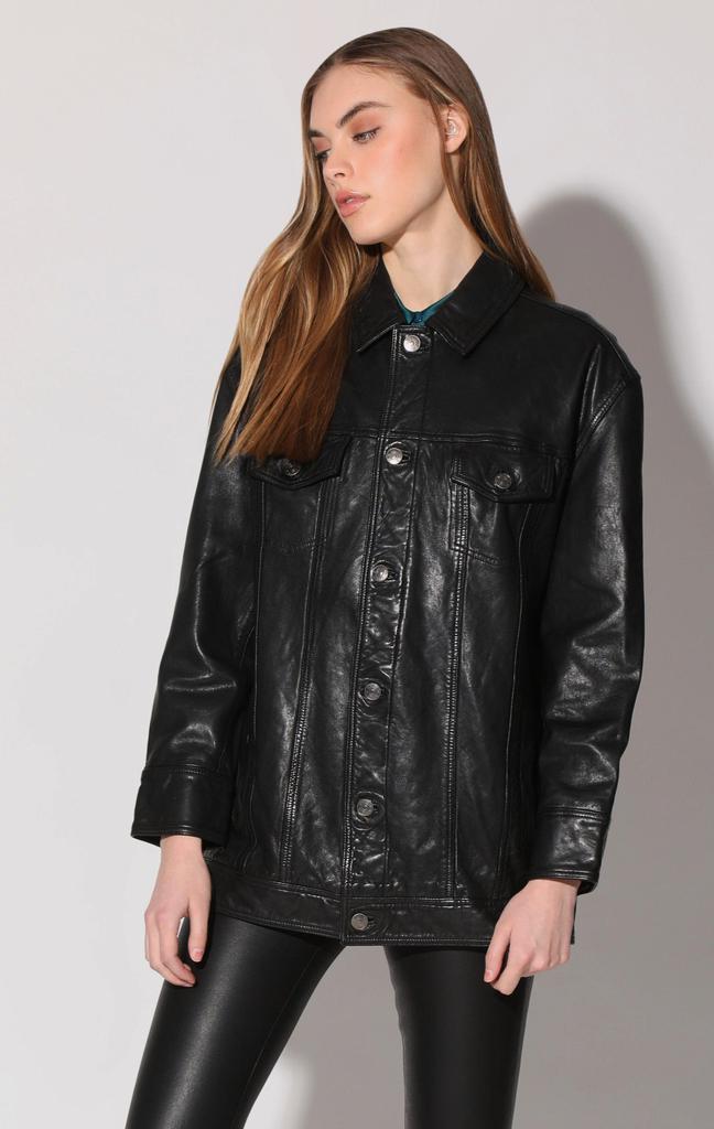 Sutton Jacket, Black - VT Wash Leather - Luna BR wear co.