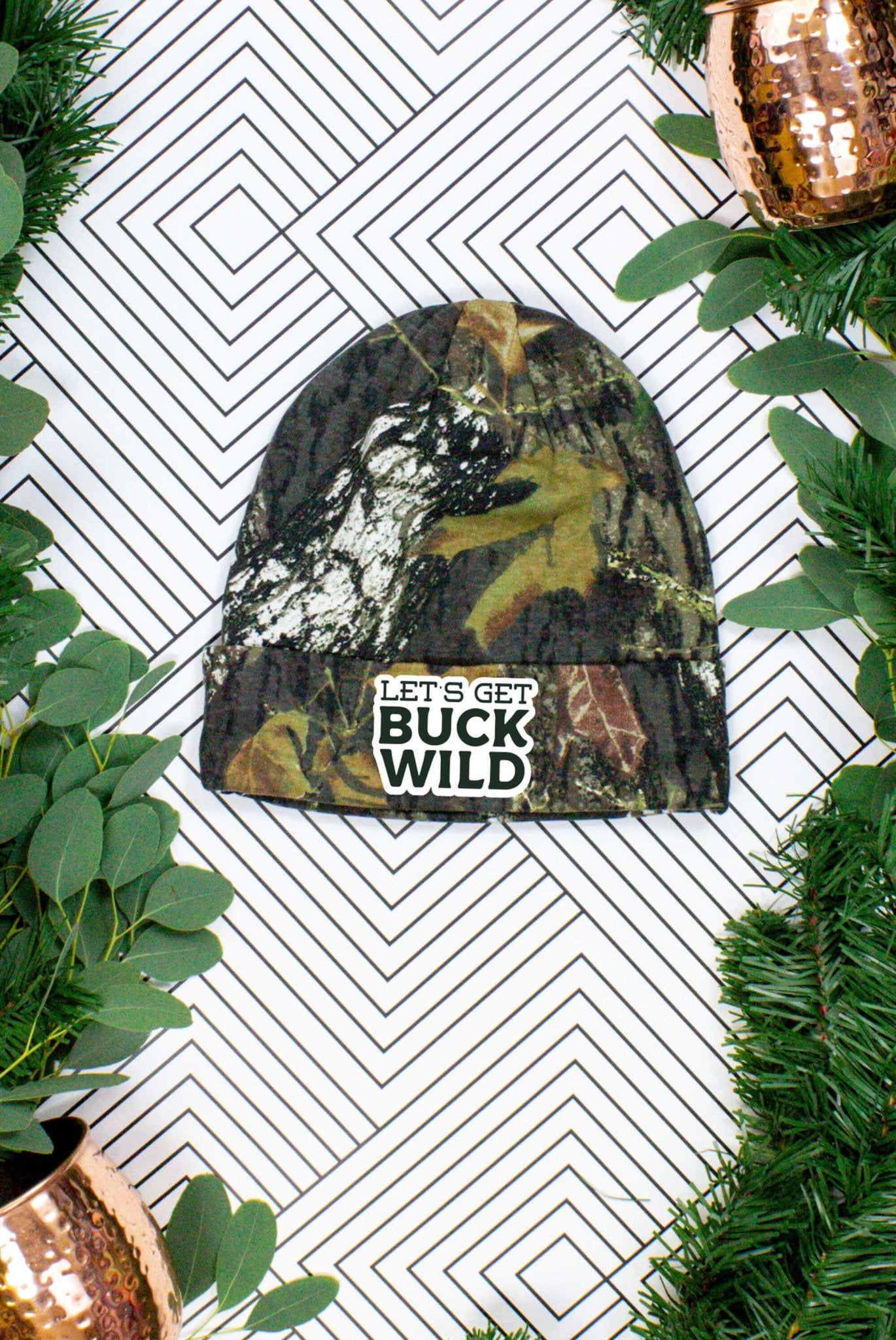 The Hunt is Over Beanies | Lots of Phrases for your BUCK WILD Bachelorette Party - Luna BR wear co.