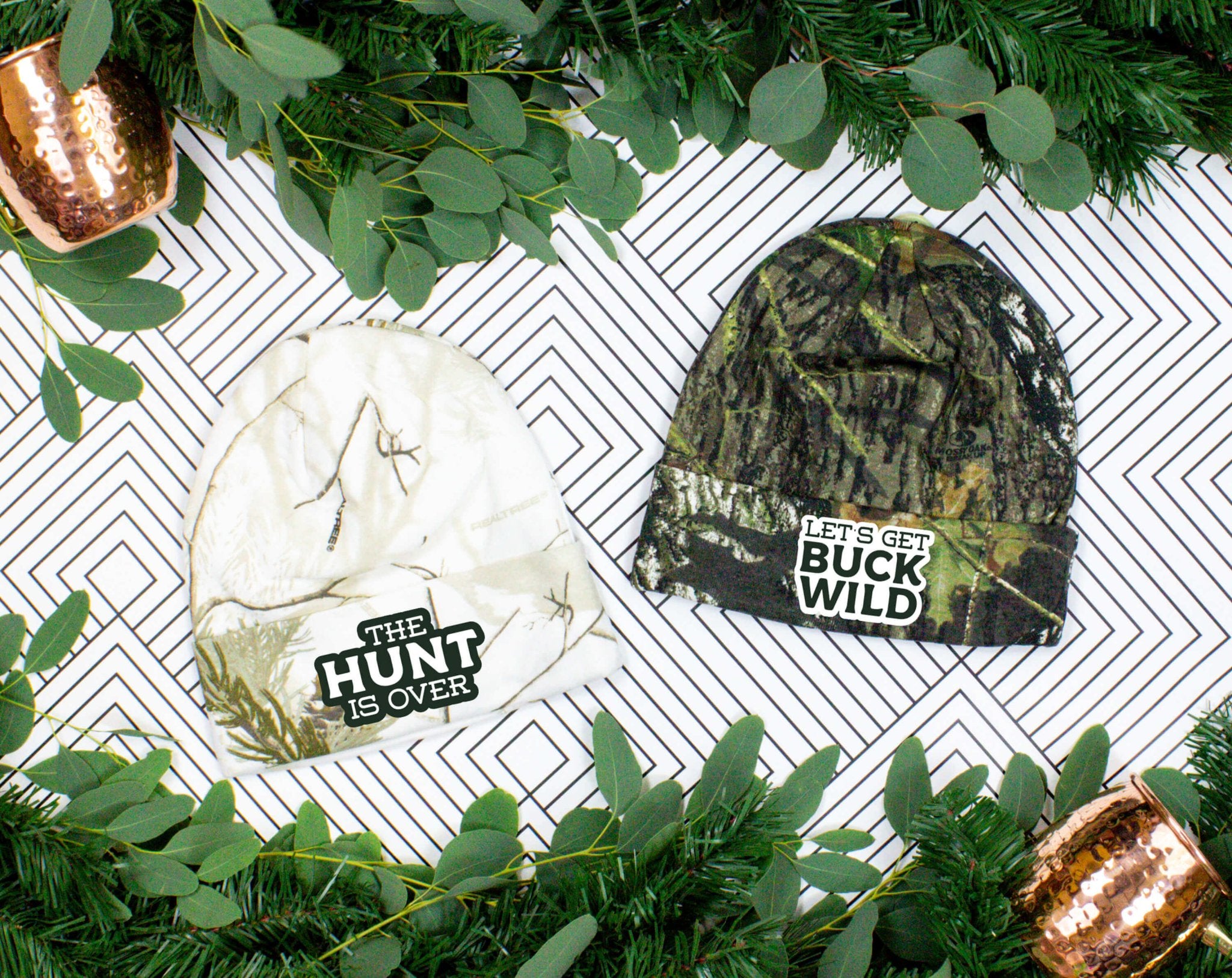 The Hunt is Over Beanies | Lots of Phrases for your BUCK WILD Bachelorette Party - Luna BR wear co.
