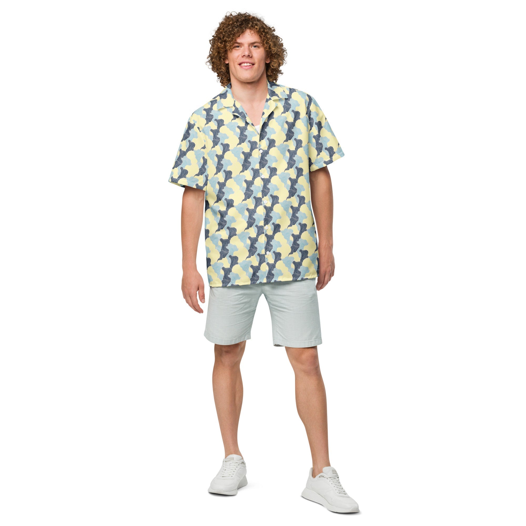 Tropical Swirl button shirt - Luna BR wear co.