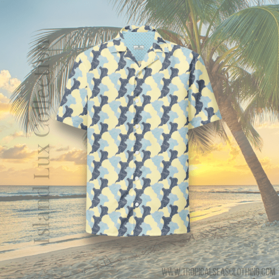 Tropical Swirl button shirt - Luna BR wear co.