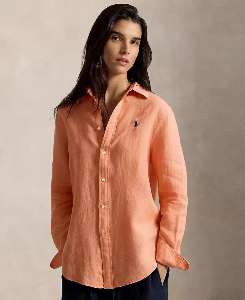 Women's Classic-Fit Linen Shirt - Luna BR wear co.