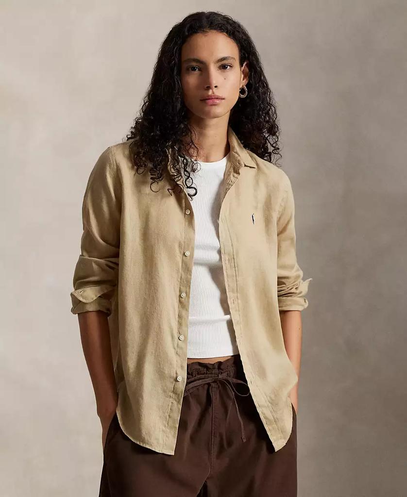 Women's Classic-Fit Linen Shirt - Luna BR wear co.