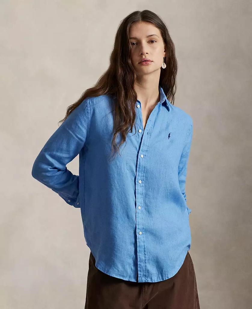 Women's Classic-Fit Linen Shirt - Luna BR wear co.