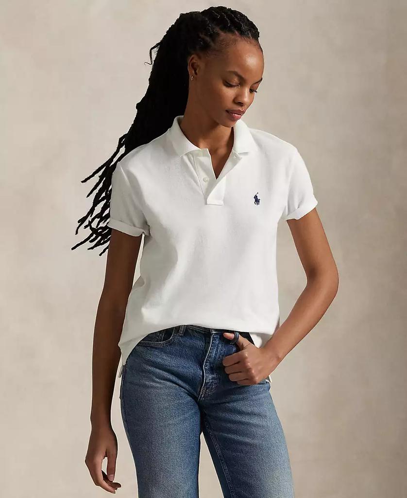 Women's Classic-Fit Mesh Polo Shirt - XIOR LUXE