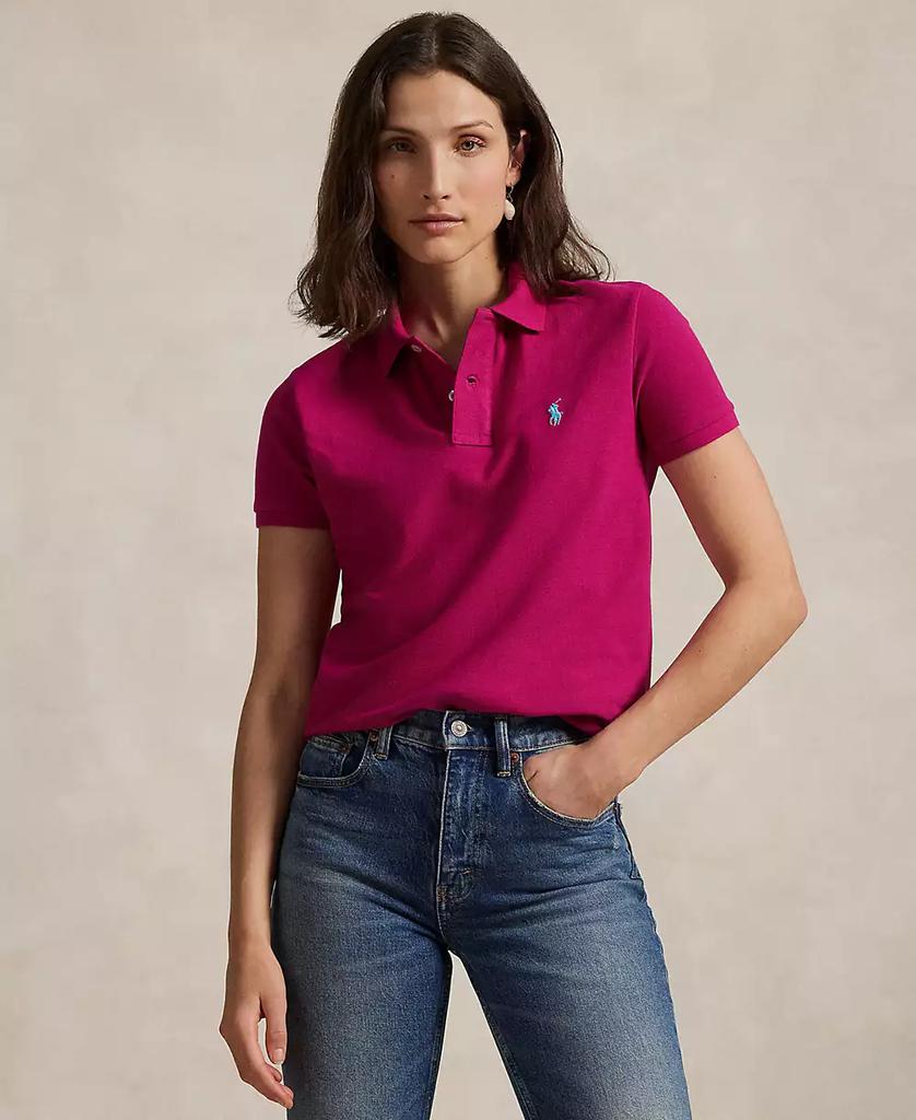 Women's Classic-Fit Mesh Polo Shirt - XIOR LUXE