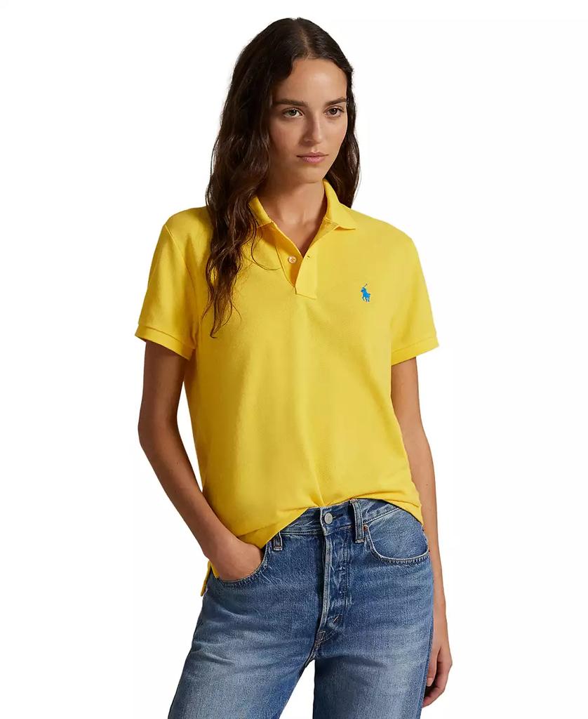 Women's Classic-Fit Mesh Polo Shirt - XIOR LUXE