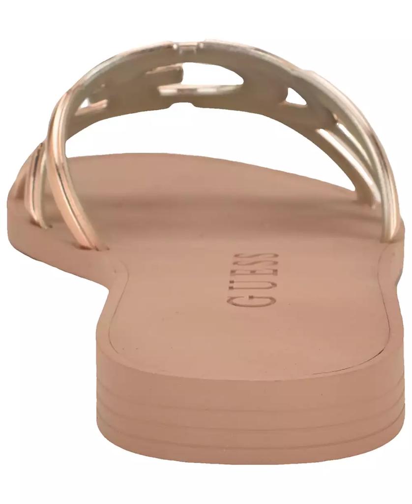 Women's Elyho Jelly Cutout Logo Flat Sandals - XIOR LUXE