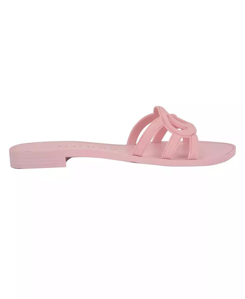 Women's Elyho Jelly Cutout Logo Flat Sandals - XIOR LUXE