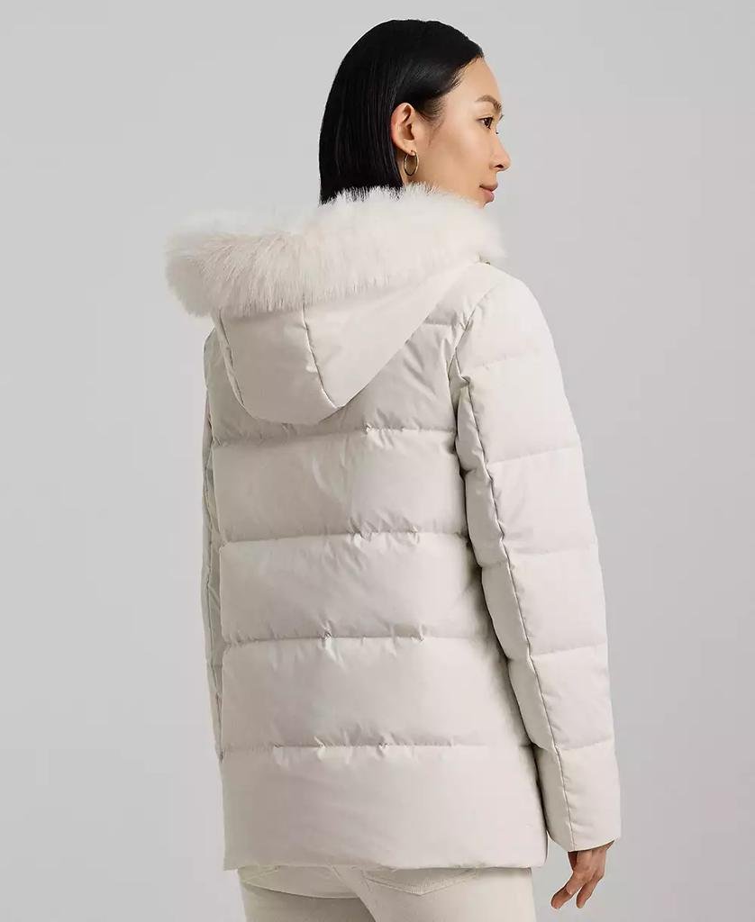 Women's Faux-Fur Hooded Puffer Coat - Luna BR wear co.