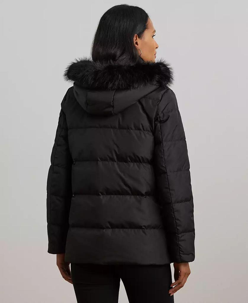 Women's Faux-Fur Hooded Puffer Coat - Luna BR wear co.