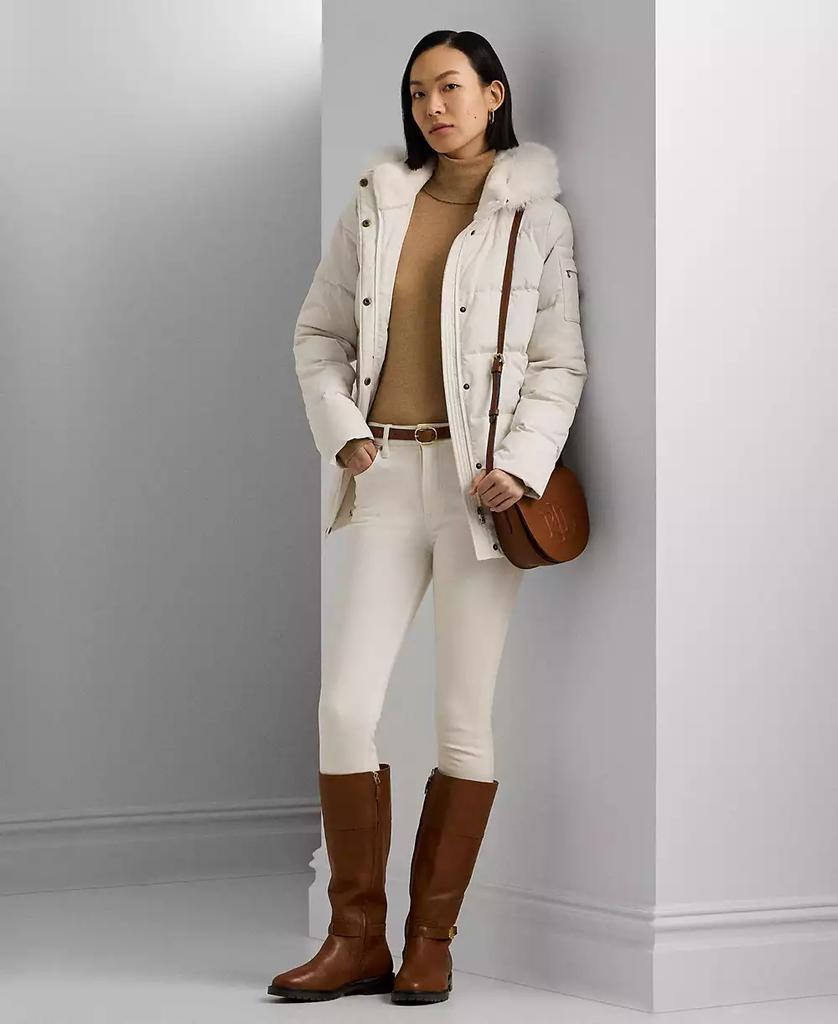 Women's Faux-Fur Hooded Puffer Coat - Luna BR wear co.