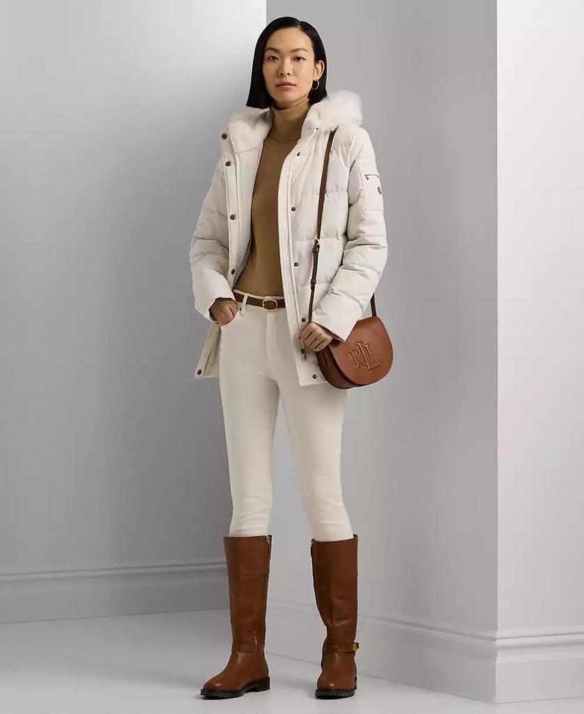 Women's Faux-Fur Hooded Puffer Coat - Luna BR wear co.