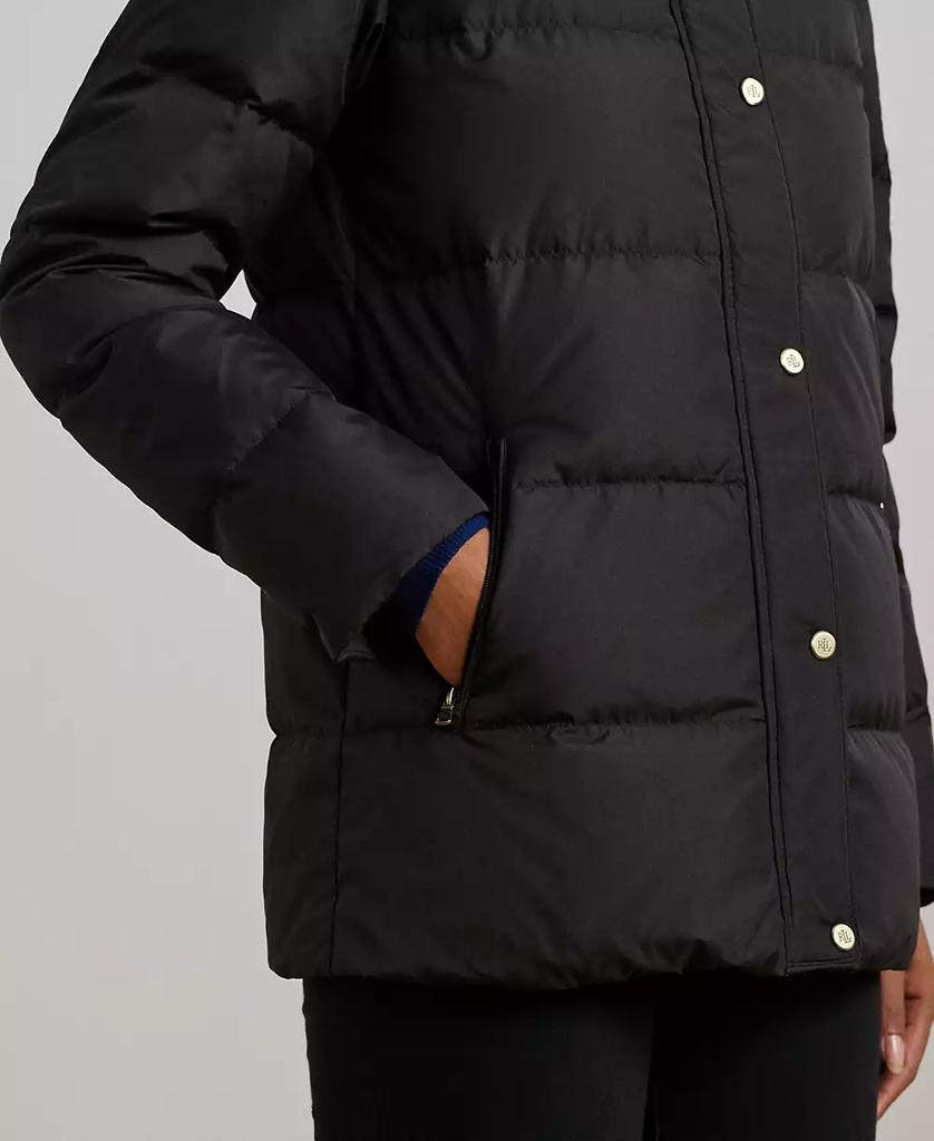 Women's Faux-Fur Hooded Puffer Coat - Luna BR wear co.