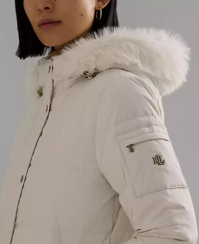 Women's Faux-Fur Hooded Puffer Coat - Luna BR wear co.