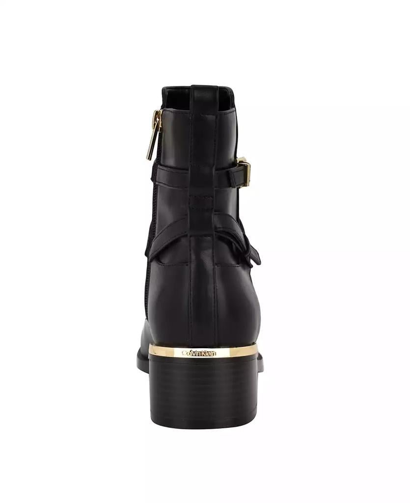Women's Jasen Buckle Strap Block Heel Booties - Luna BR wear co.