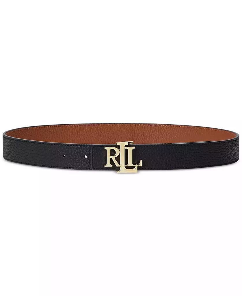 Women's Logo Reversible Pebbled Leather Belt - XIOR LUXE