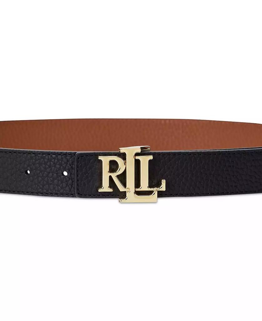 Women's Logo Reversible Pebbled Leather Belt - XIOR LUXE