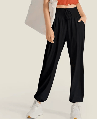 Women's Loose Fit Harem Pants with Pockets for Yoga - Luna BR wear co.