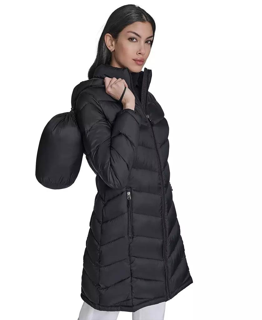 Women's Packable Hooded Puffer Coat, Created for Macy's - Luna BR wear co.