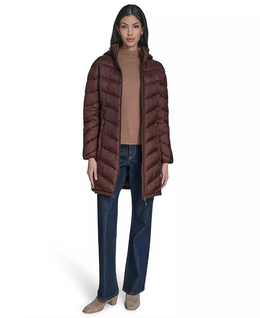 Women's Packable Hooded Puffer Coat, Created for Macy's - Luna BR wear co.