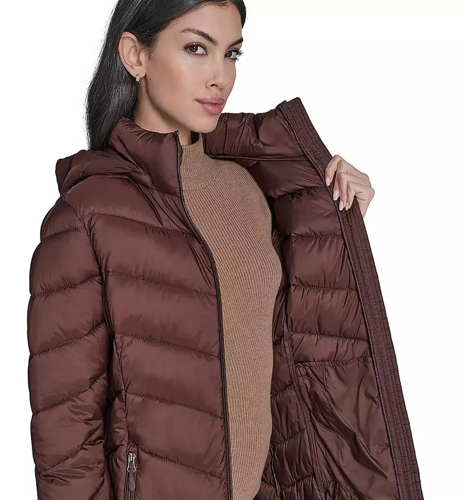 Women's Packable Hooded Puffer Coat, Created for Macy's - Luna BR wear co.