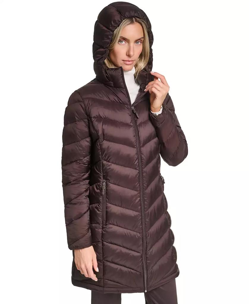 Women's Packable Hooded Puffer Coat, Created for Macy's - Luna BR wear co.