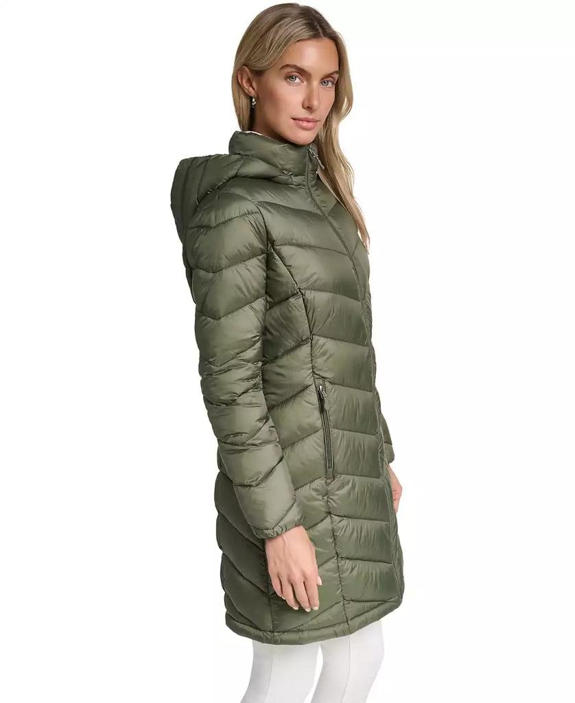 Women's Packable Hooded Puffer Coat, Created for Macy's - Luna BR wear co.
