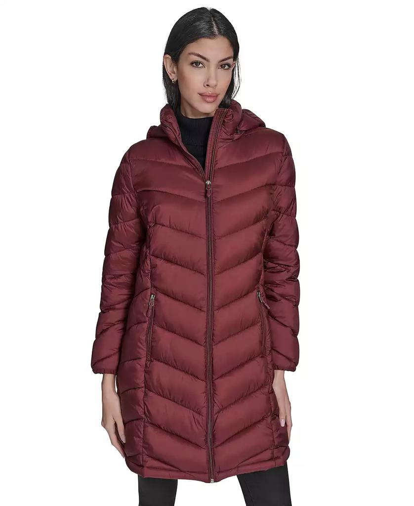 Women's Packable Hooded Puffer Coat, Created for Macy's - Luna BR wear co.