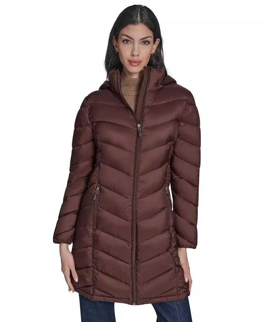 Women's Packable Hooded Puffer Coat, Created for Macy's - Luna BR wear co.