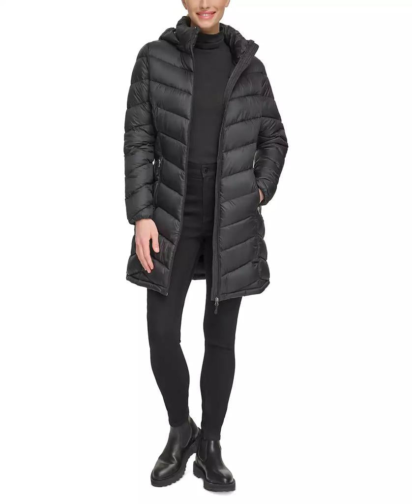 Women's Packable Hooded Puffer Coat, Created for Macy's - Luna BR wear co.