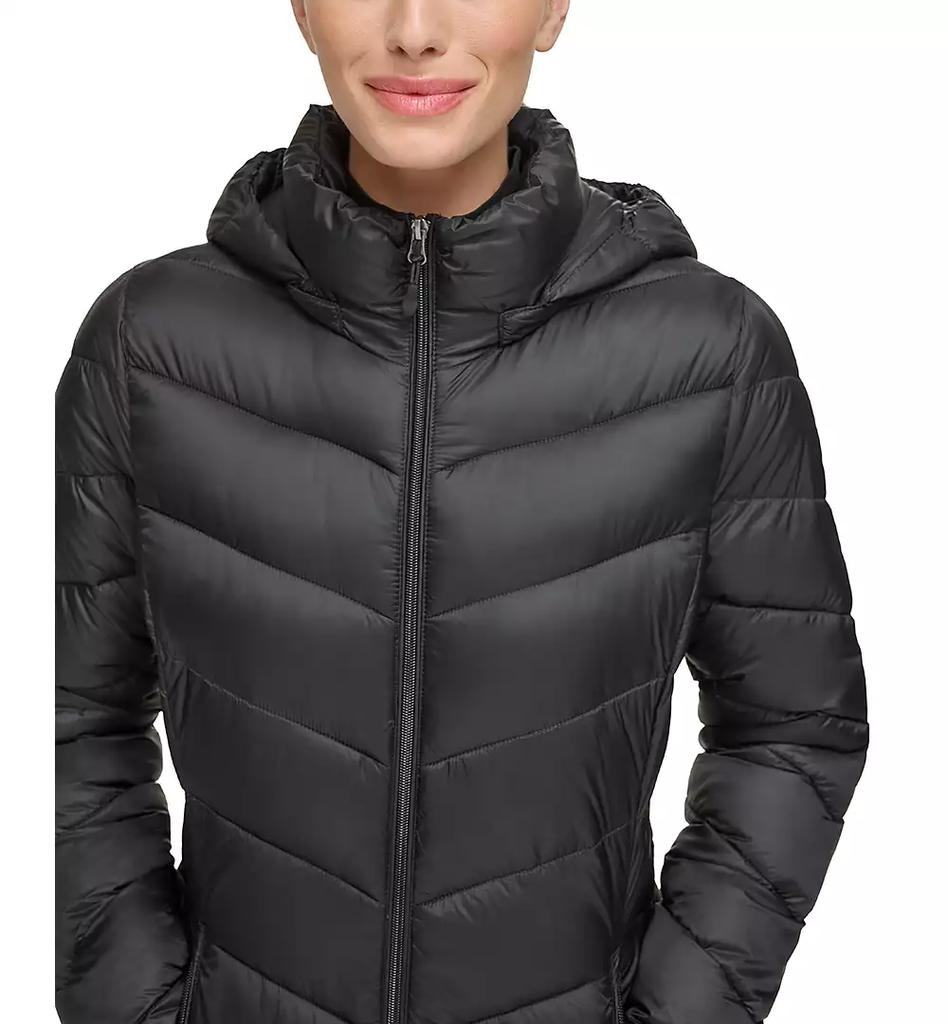 Women's Packable Hooded Puffer Coat, Created for Macy's - Luna BR wear co.