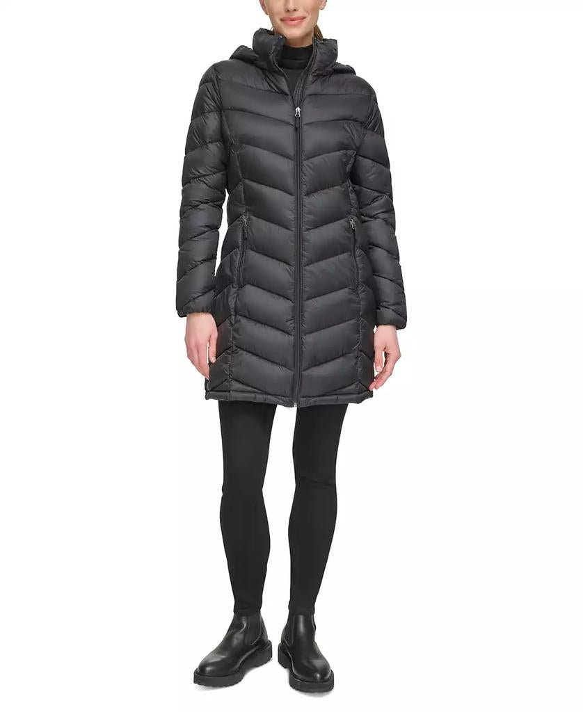 Women's Packable Hooded Puffer Coat, Created for Macy's - Luna BR wear co.