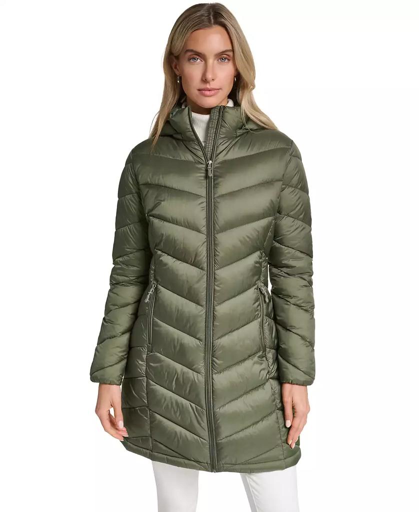 Women's Packable Hooded Puffer Coat, Created for Macy's - Luna BR wear co.