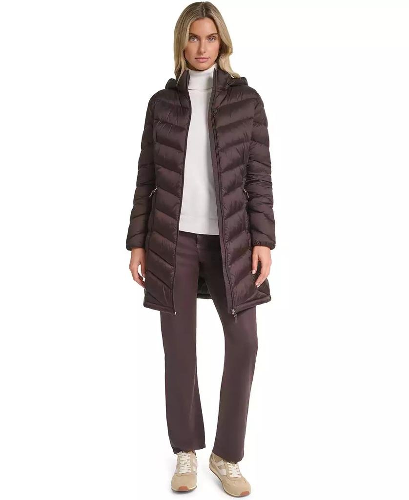 Women's Packable Hooded Puffer Coat, Created for Macy's - Luna BR wear co.