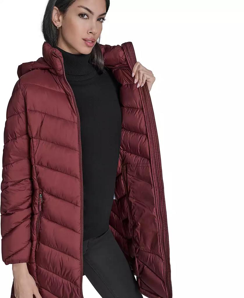 Women's Packable Hooded Puffer Coat, Created for Macy's - Luna BR wear co.