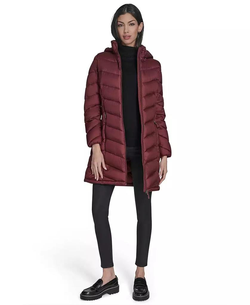 Women's Packable Hooded Puffer Coat, Created for Macy's - XIOR LUXE