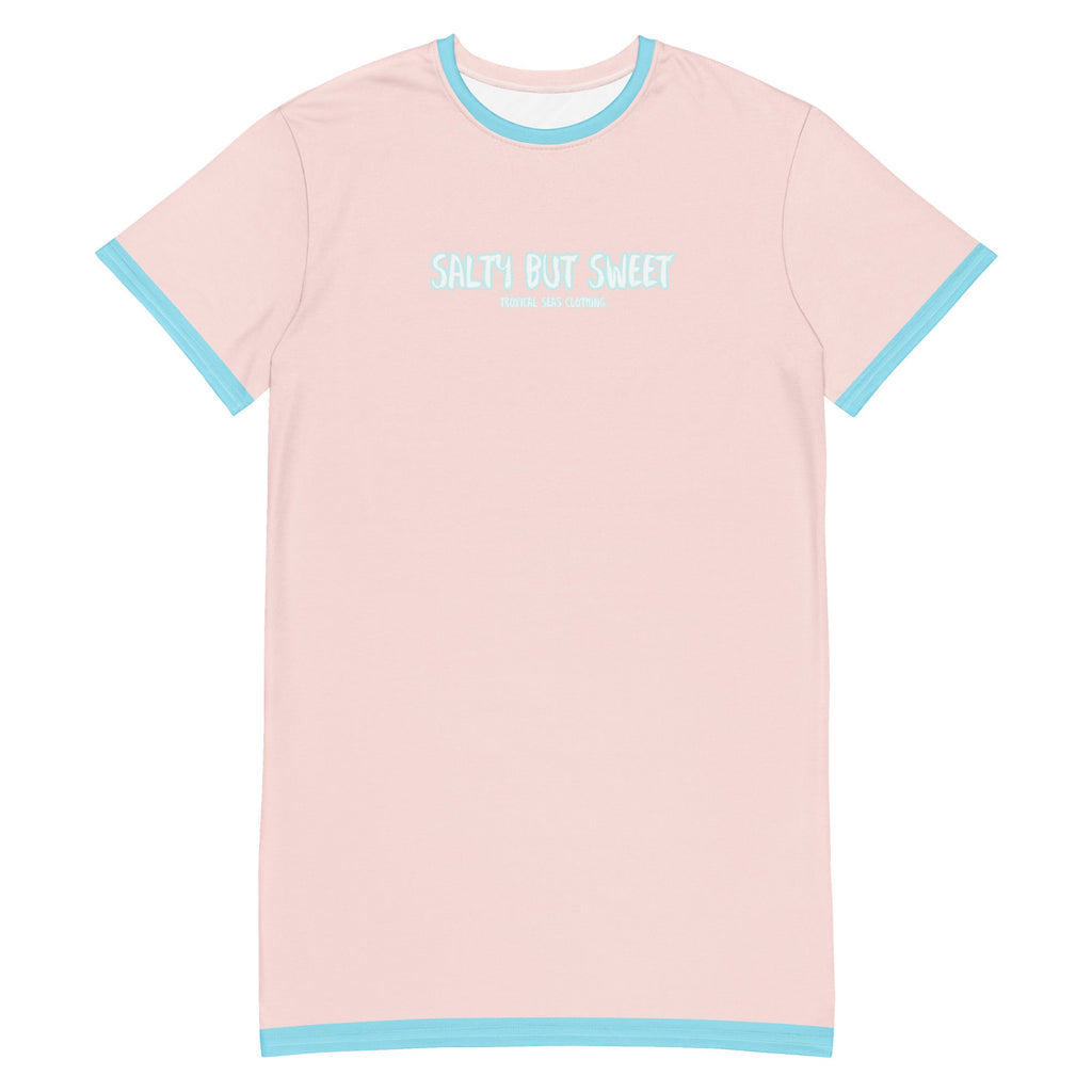 Women's Salty but Sweet T-shirt dress - Luna BR wear co.