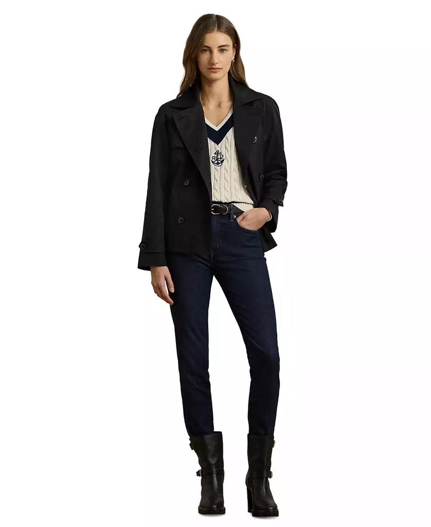 Women's Short Double-Breasted Trench Coat - Luna BR wear co.