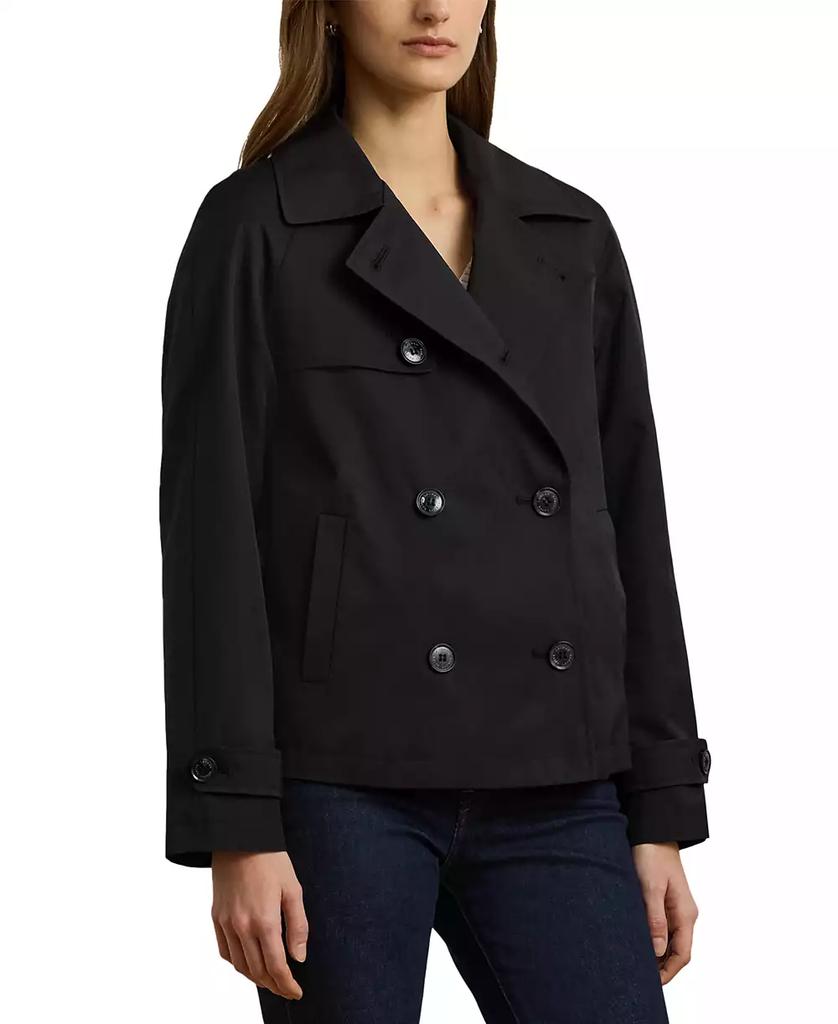 Women's Short Double-Breasted Trench Coat - Luna BR wear co.