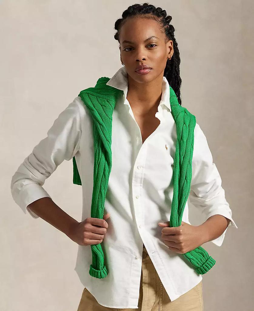 Women's Slim-Fit Oxford Shirt - Luna BR wear co.