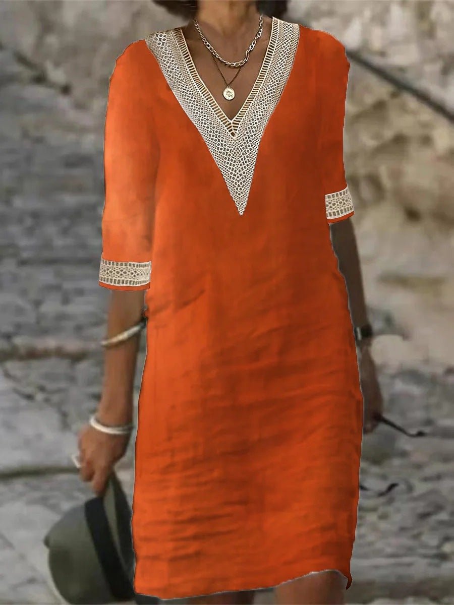 YZ1224 Women's Casual Loose Dress for Fall/Winter - Luna BR wear co.