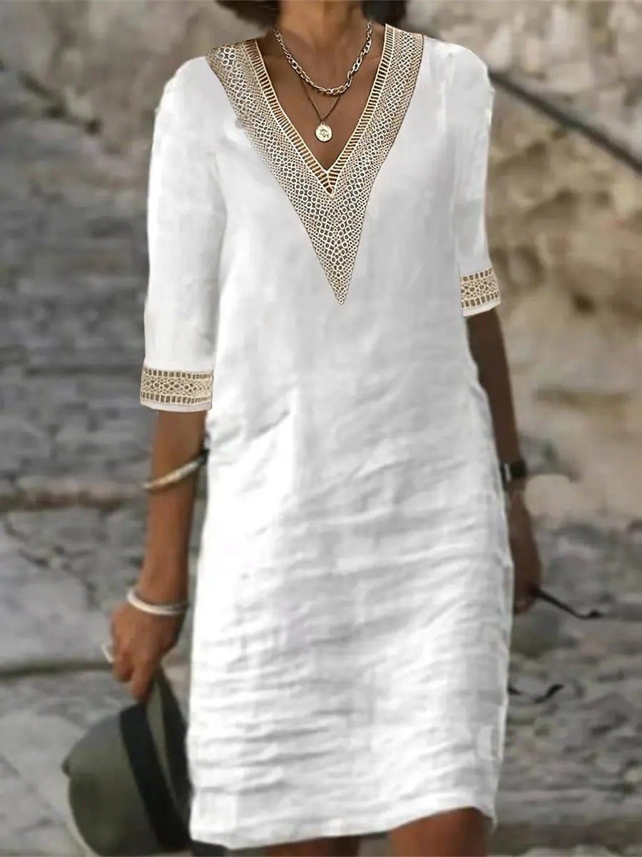 YZ1224 Women's Casual Loose Dress for Fall/Winter - Luna BR wear co.